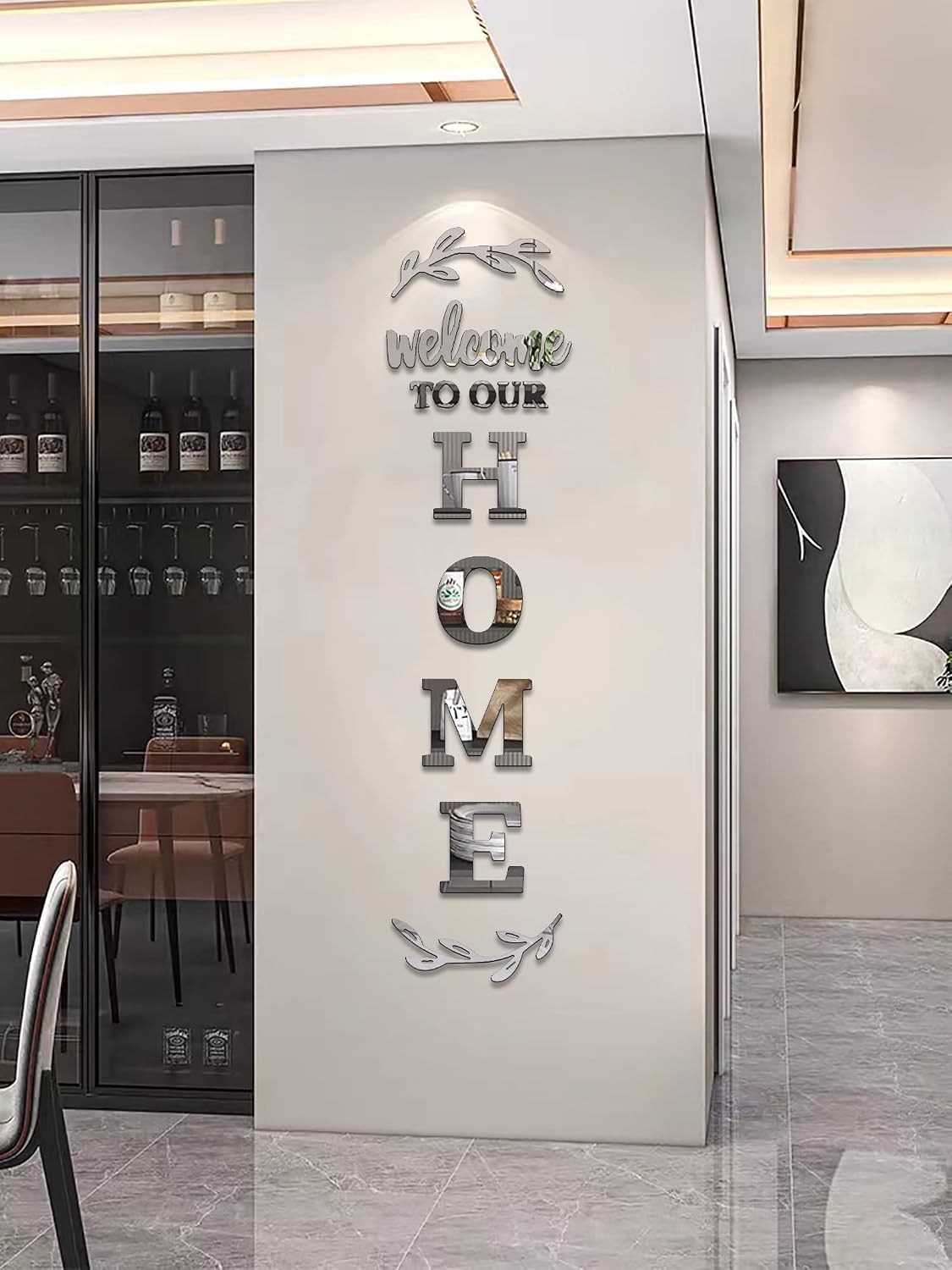 Home Wall Decor Welcome to Our Home Letter Signs