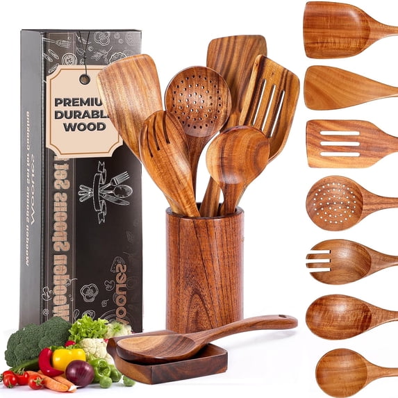 wooden sponce set -6 pcs