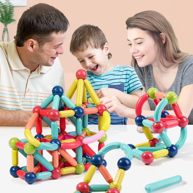 magnetic rod building blocks
