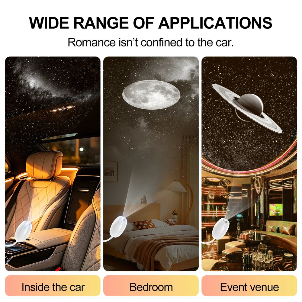 6-in-1 Galaxy Projection Night Light with Manual Focus